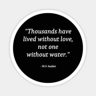 Quote About Water Day Magnet